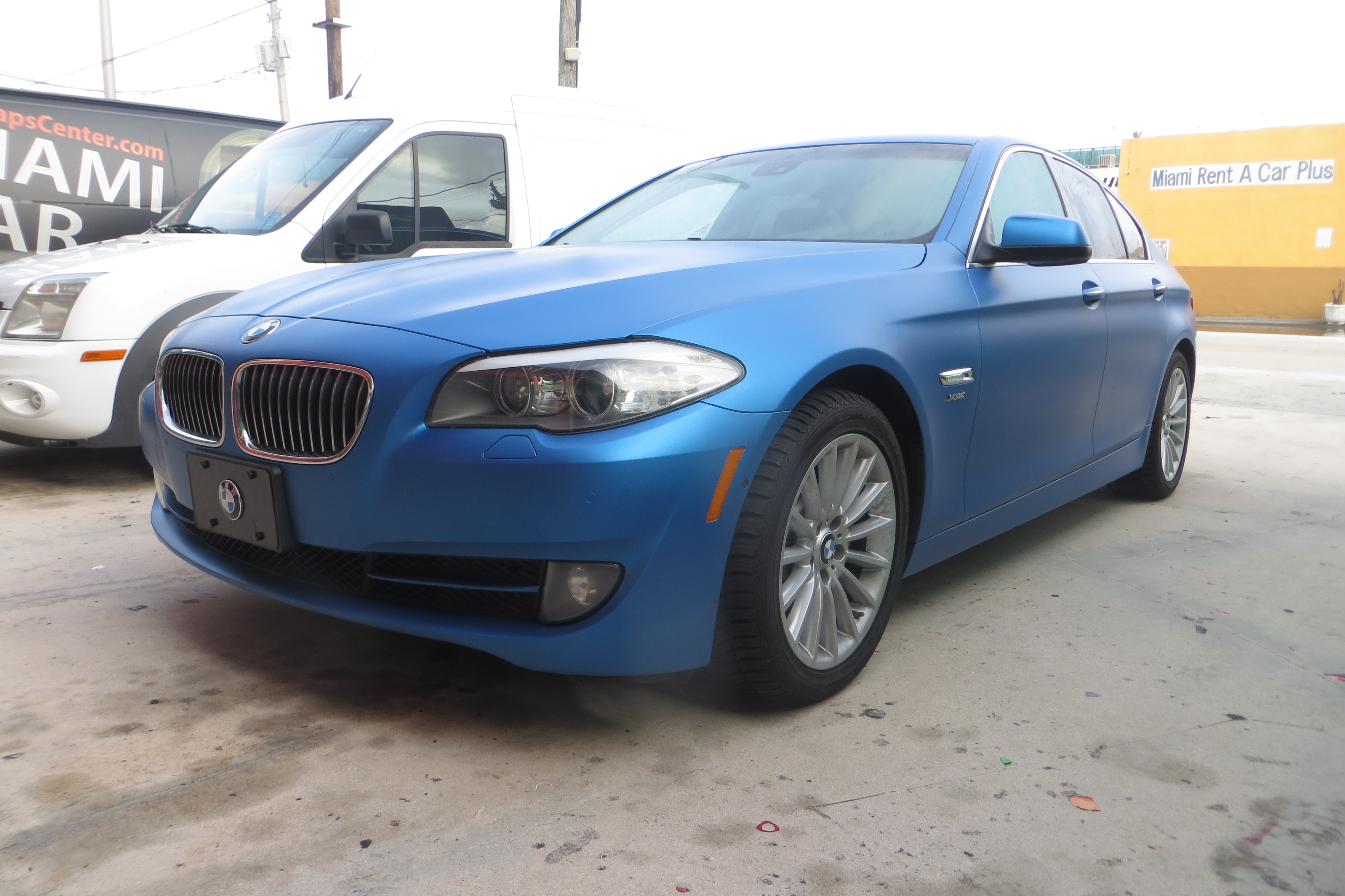 BMW 535 Matte Blue